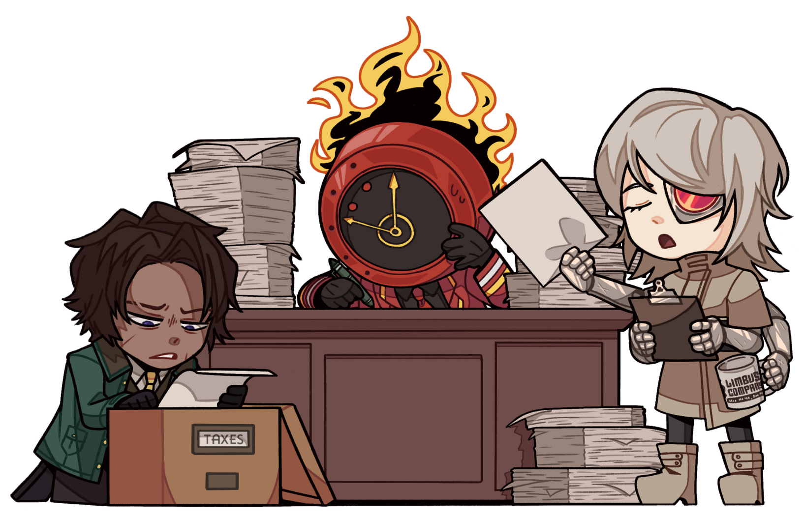 Standee Design - Limbus THRIVE Zine 2026